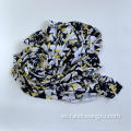 Impresión de tela de tela de jersey floral personalizada para coser